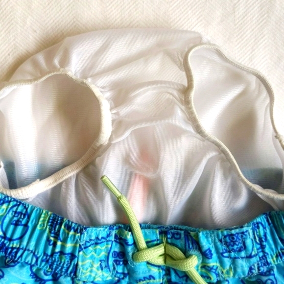joe fresh blue fish swim trunks 12-18 months baby toddler boy - Picture 5 of 7